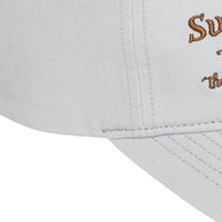Vintage Embroidery Ball Cap - Grey