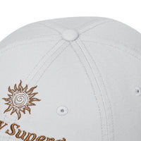 Vintage Embroidery Ball Cap - Grey