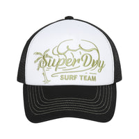 Surf Mesh Trucker Ball Cap - Black