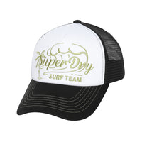 Surf Mesh Trucker Ball Cap - Black