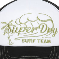 Surf Mesh Trucker Ball Cap - Black