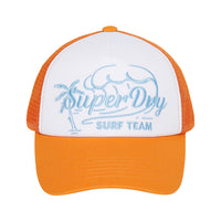 Surf Mesh Trucker Ball Cap - Orange