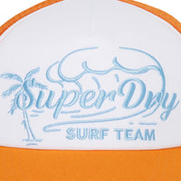 Surf Mesh Trucker Ball Cap - Orange
