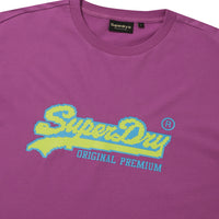 Pixel Logo T-Shirt - Purple