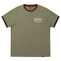 Vintage Logo Ringer T-Shirt - L/Khaki
