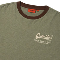 Vintage Logo Ringer T-Shirt - L/Khaki