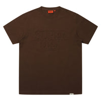 Big Logo Emb T-Shirt - Brown