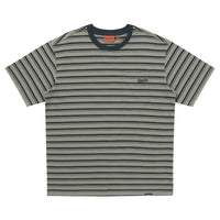 Pocket Stripe T-Shirt - Khaki