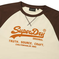 Vintage Logo Raglan T-Shirt - Brown