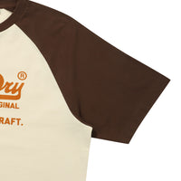 Vintage Logo Raglan T-Shirt - Brown