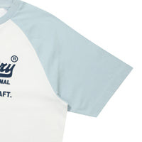 Vintage Logo Raglan T-Shirt - Grey/Blue