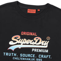 1985 Gradient Vintage Logo T-Shirt - Black