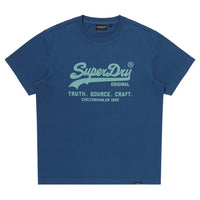Vintage Logo T-Shirt - D/Blue