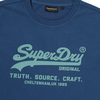 Vintage Logo T-Shirt - D/Blue