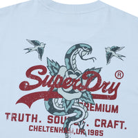 Snake T-Shirt - Grey/Blue