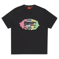 Watercolor Graphic T-Shirt - Black
