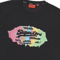 Watercolor Graphic T-Shirt - Black