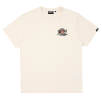 Flower Small Logo T-Shirt - Cream