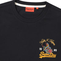 Snake Small Logo T-Shirt - Black