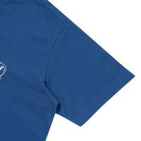 Overlap Graphic T-Shirt - D/Blue