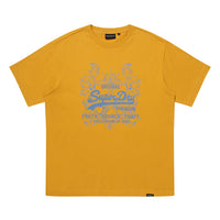 Overlap Graphic T-Shirt - Mustard