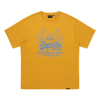Overlap Graphic T-Shirt - Mustard