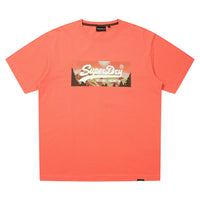 Mountain Logo T-Shirt - Coral