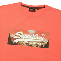Mountain Logo T-Shirt - Coral