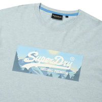Mountain Logo T-Shirt - M/Skyblue