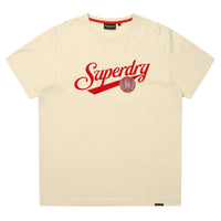 Baseball Logo T-Shirt - L/Beige