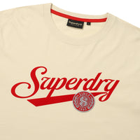 Baseball Logo T-Shirt - L/Beige