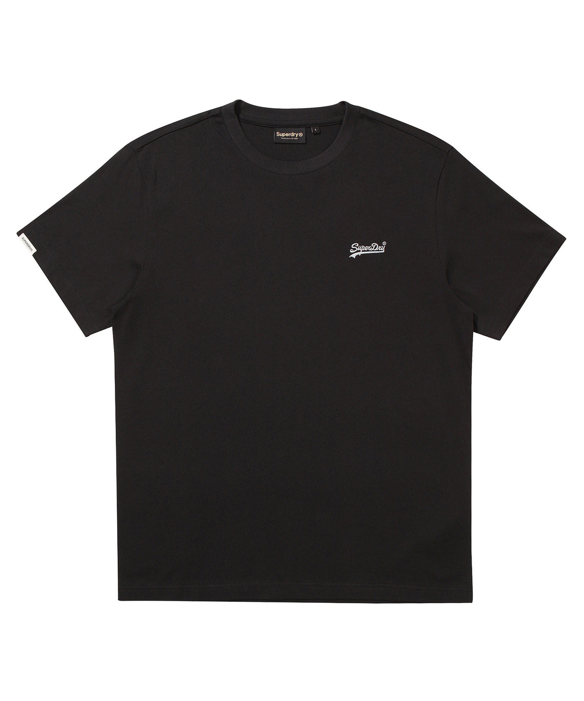 Embroidered Small Vintage Logo T-Shirt - Black