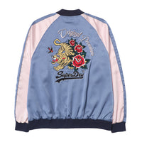 Oriental Sukajan Jacket - D/Blue
