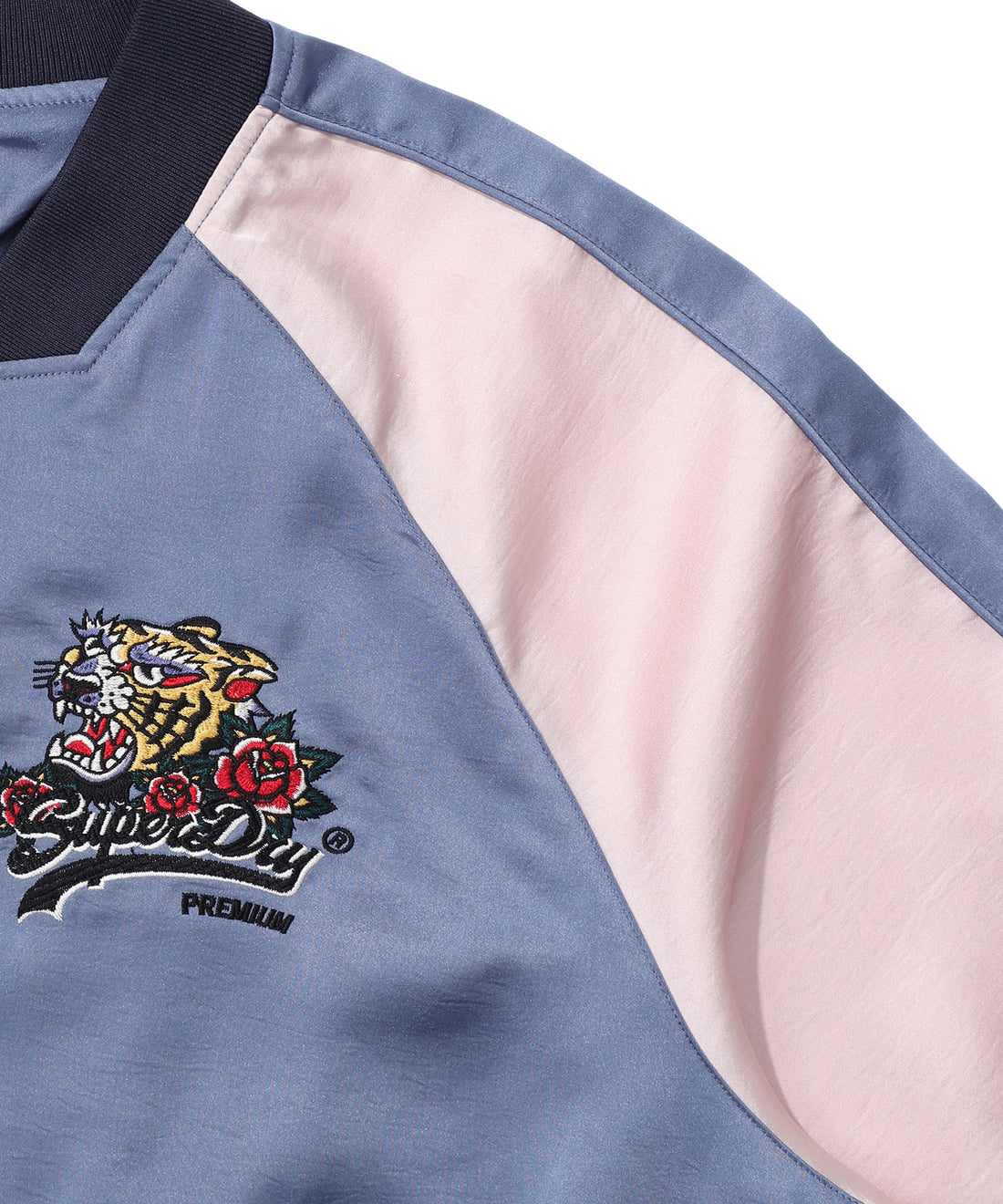 Oriental Sukajan Jacket - D/Blue