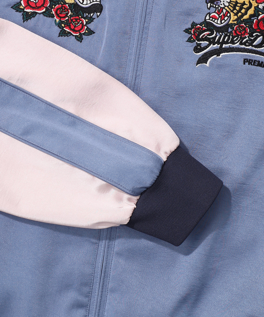 Oriental Sukajan Jacket - D/Blue