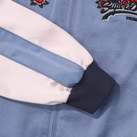 Oriental Sukajan Jacket - D/Blue