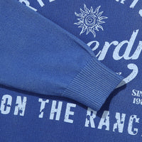 Cotton Washerble Sweater - D/Blue