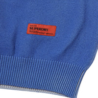 Cotton Washerble Sweater - D/Blue