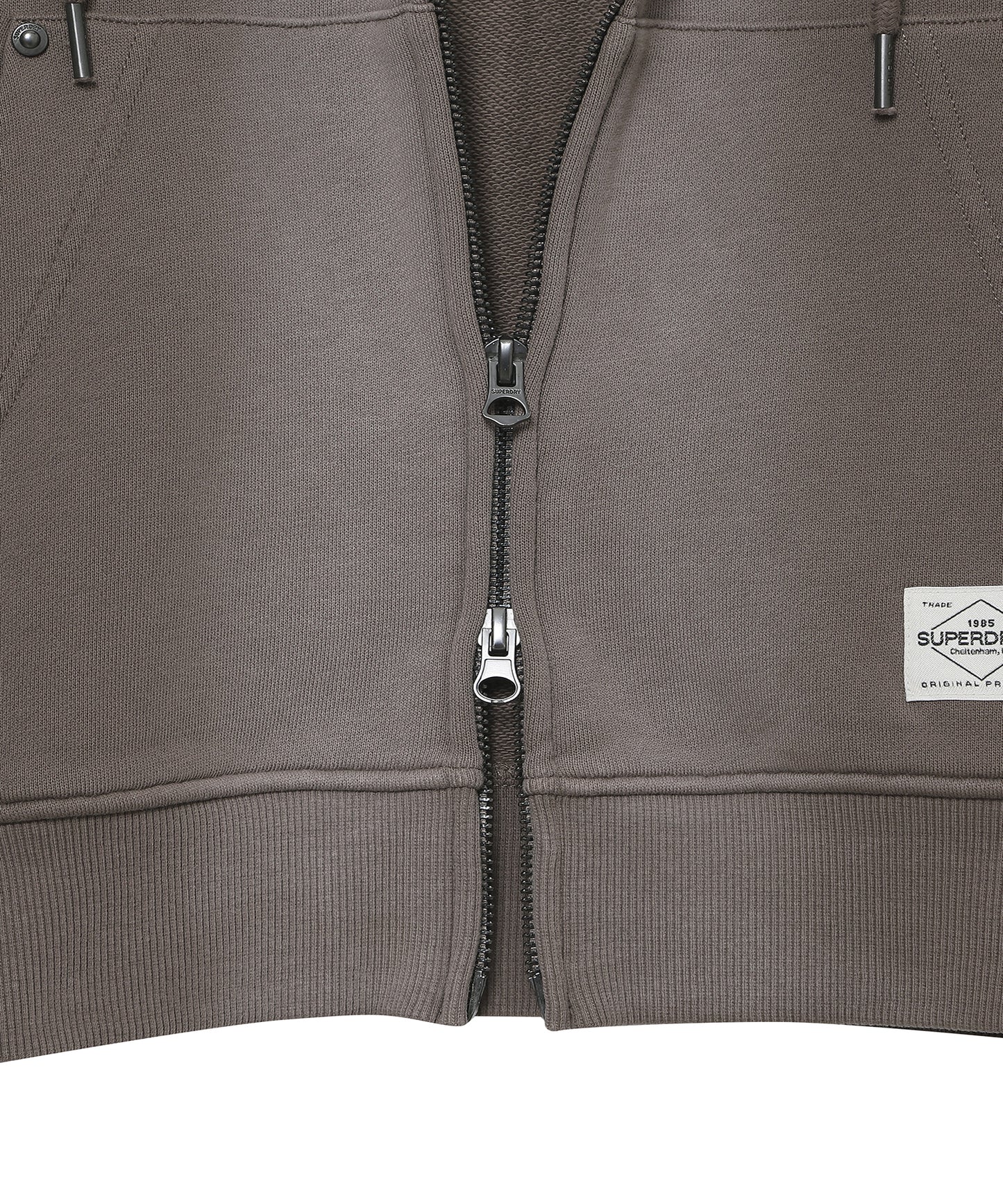 Vintage Faded Zip Up Hoodie