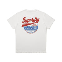 Regular Fit Punk Rock Half T-Shirts - White