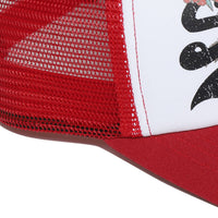 Tiger Mesh Trucker Ball Cap - Red
