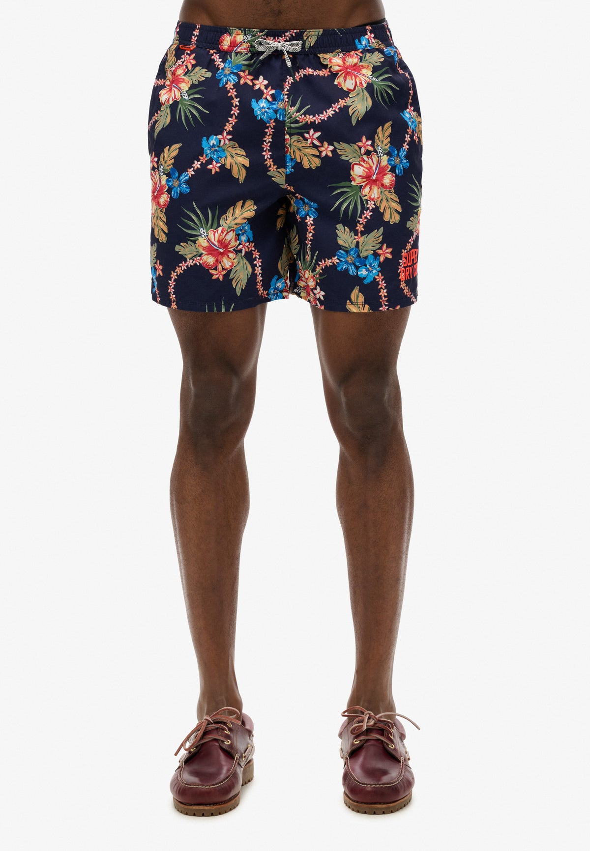 Hawaiian Print 16 Swim Short