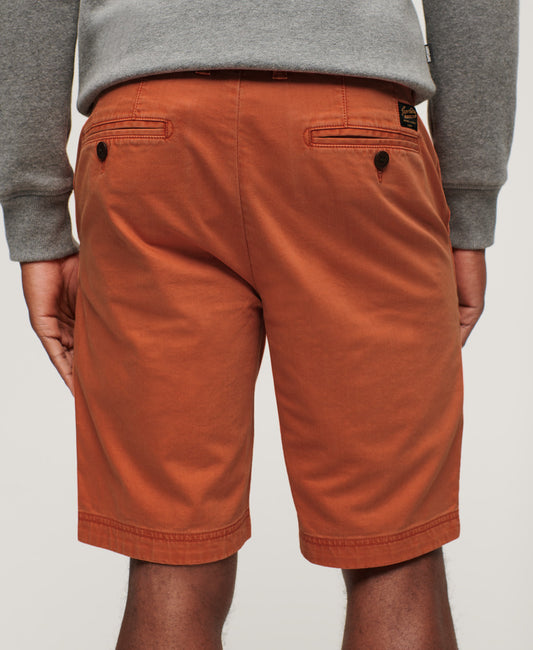 Officer Chino Shorts - Burnt Orange
