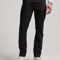 Organic Cotton Slim Straight Jeans - Venom Washed Black
