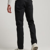 Organic Cotton Slim Straight Jeans - Venom Washed Black