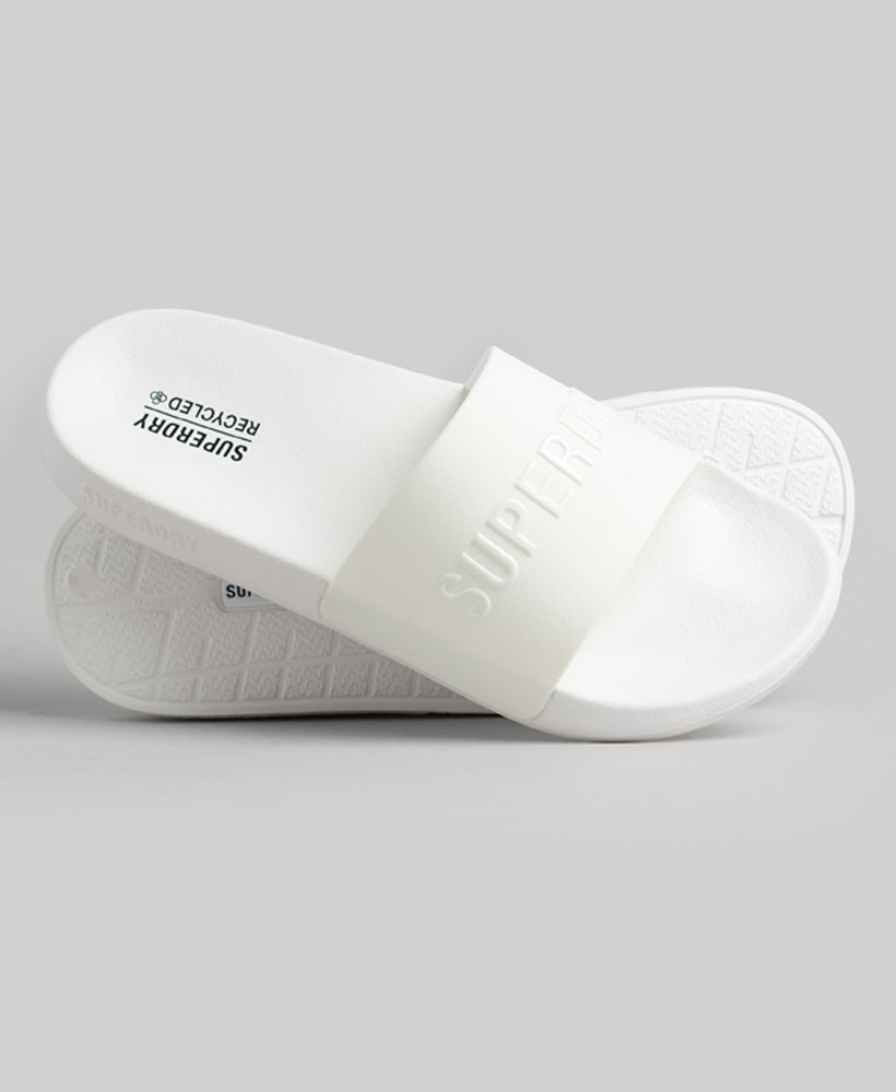 White discount pool sliders