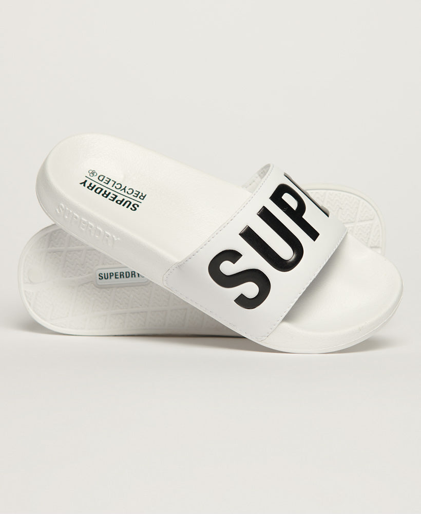 Women s Code Core Pool Sliders White Superdry Malaysia