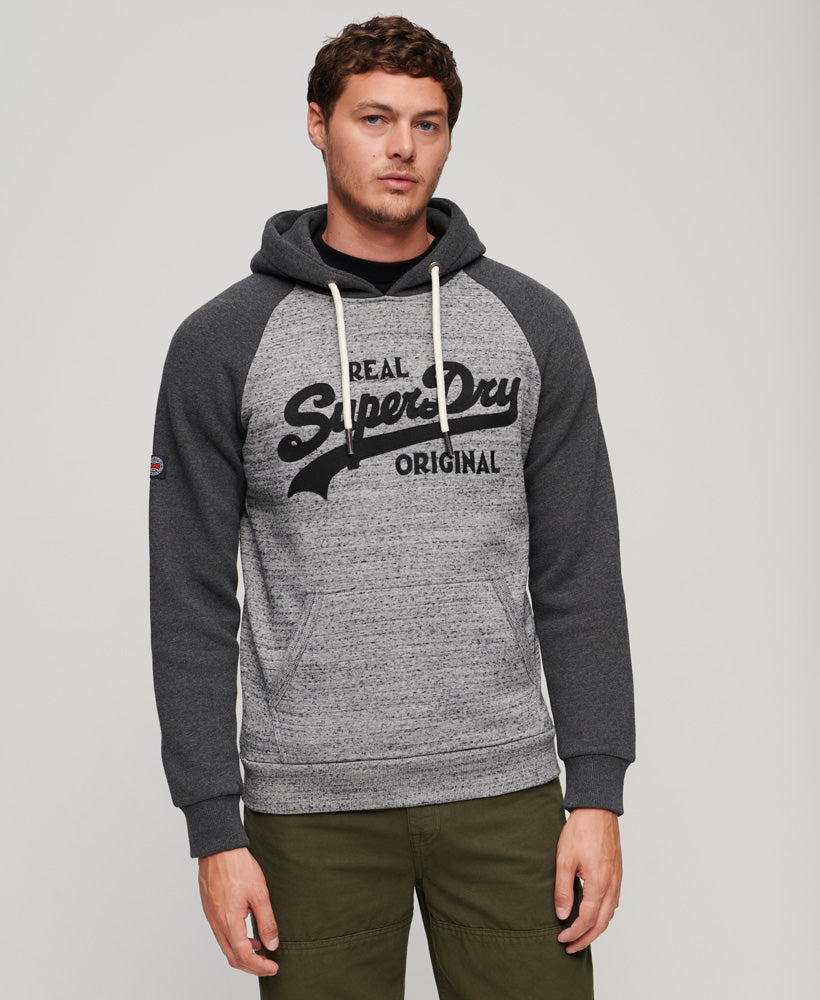 Superdry vintage logo store raglan hoodie