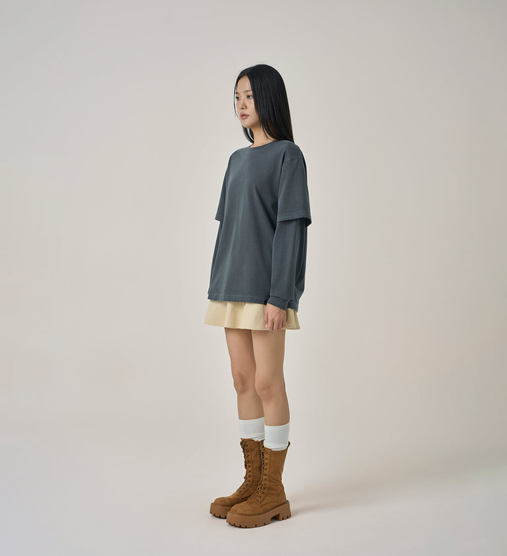 W Vintage Layered Long Sleeve