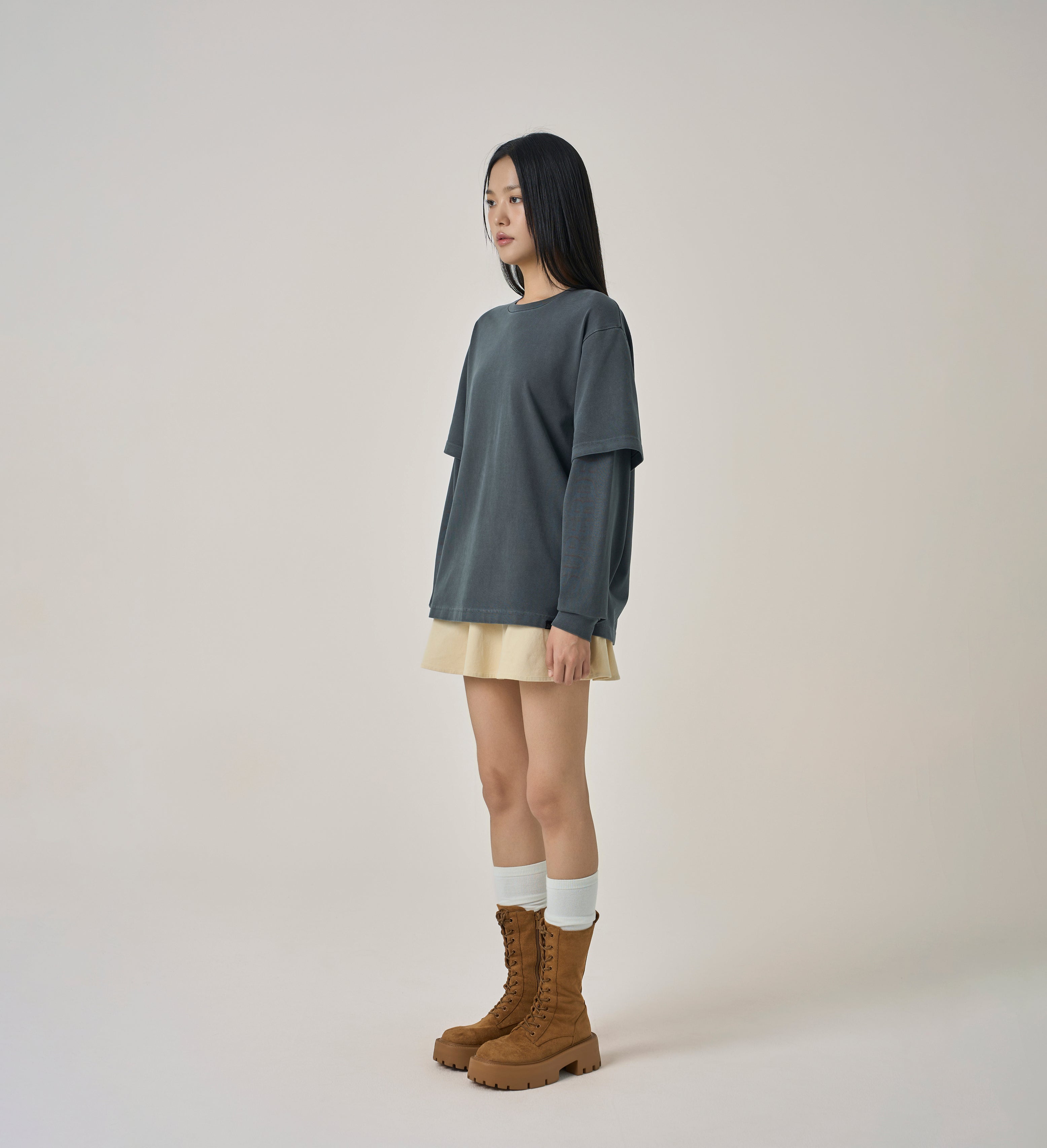 W Vintage Layered Long Sleeve